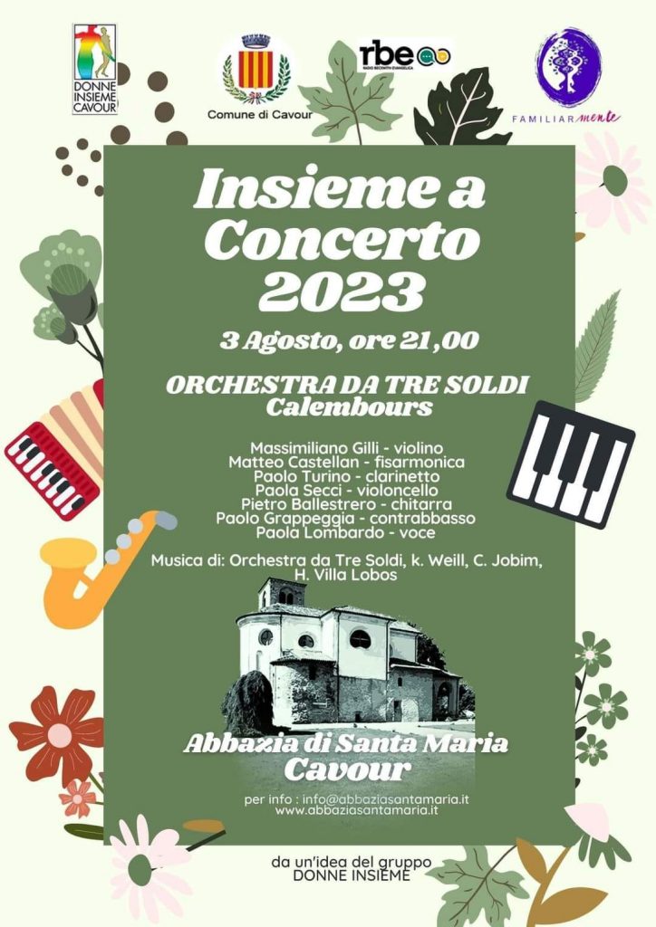 Orchestra da Tre Soldi a Cavour per Insieme a Concerto